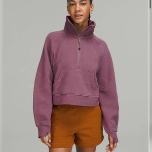 NWT Lululemon scuba oversized funnel neck